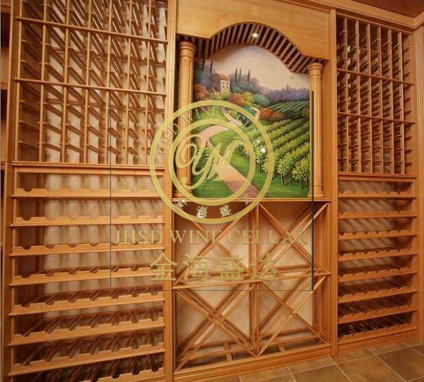 實木酒架和不銹鋼酒架
